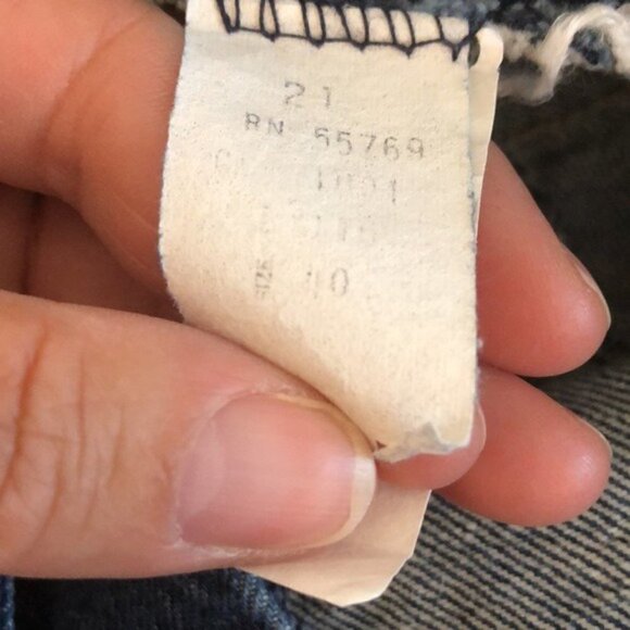 Jean St. Germain Paris Jeans Womens Size 40 Vintage Blue Denim Zipper Button - Picture 4 of 11